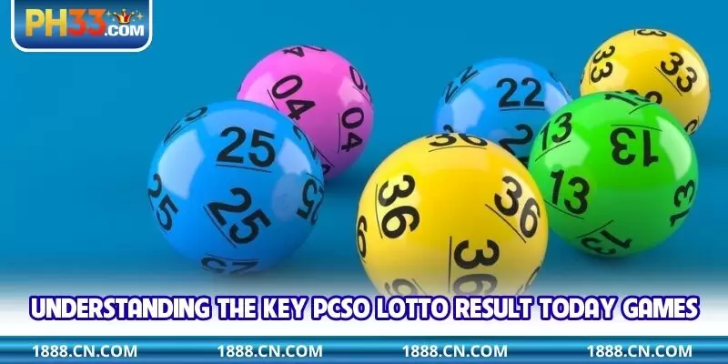 Understanding the key pcso lotto result today games