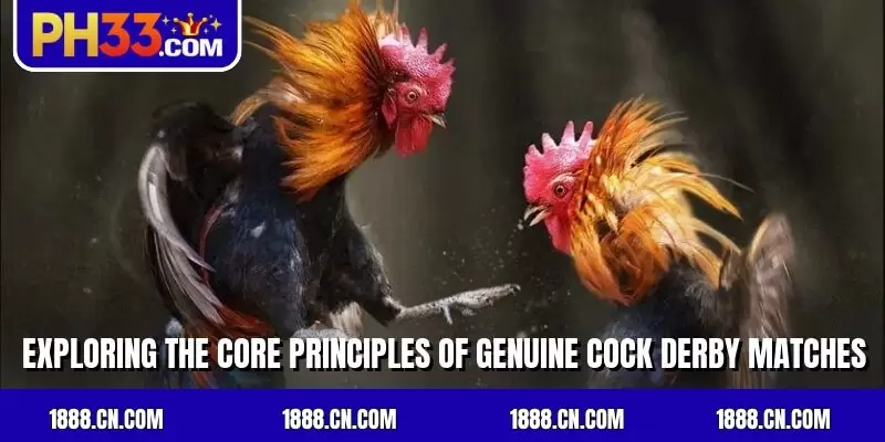 Exploring the core principles of genuine cock derby matches