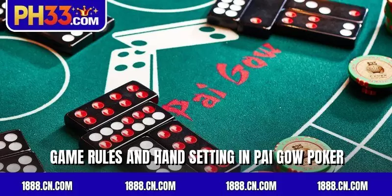 Game rules and hand setting in Pai Gow poker