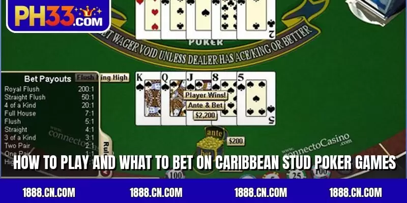 How to play and what to bet on Caribbean Stud Poker games