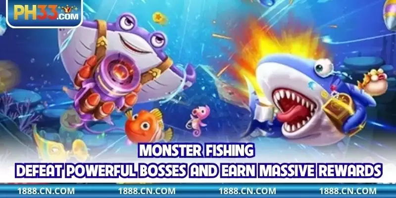Monster Fishing - Defeat powerful bosses and earn massive rewards