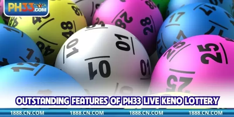 Outstanding features of PH33 Live Keno lottery