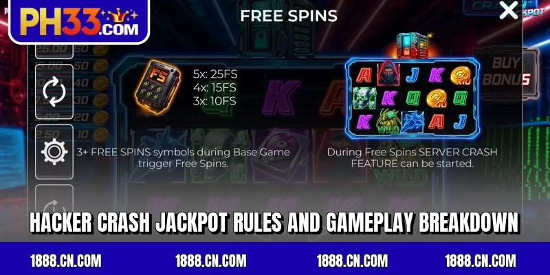 Hacker Crash Jackpot rules and gameplay breakdown